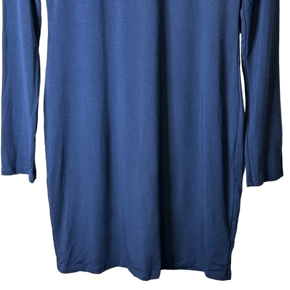 Lulu’s High Hopes Blue Long Sleeve Bodycon Dress NWT Size Medium D13774HRL - Picture 4 of 11